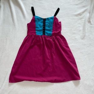 Pink and Blue Dress